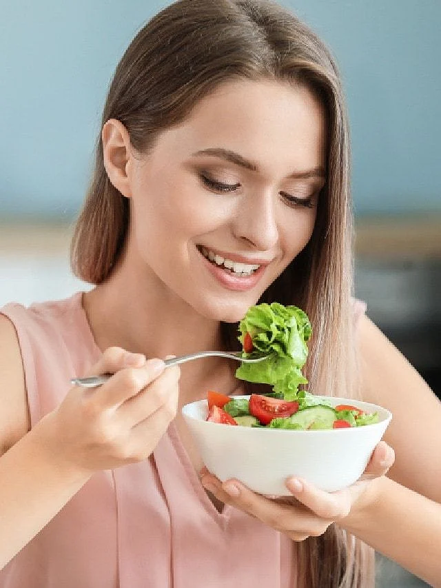 eating food