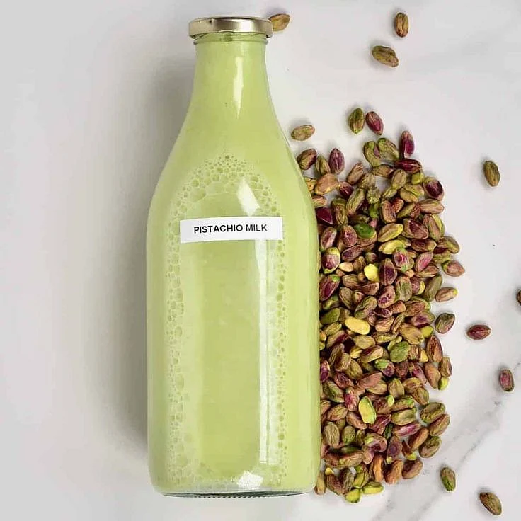 pistachios to milk. 2