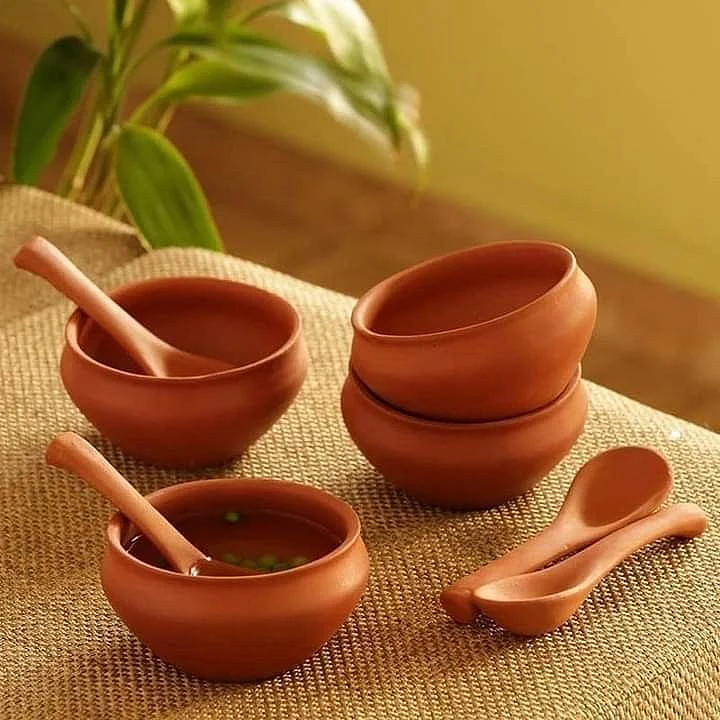 earthen pots. 8