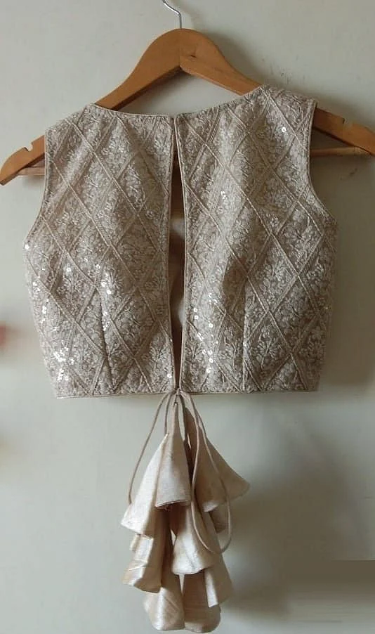 55 Trendy Blouse Back Neck Designs New Models 2025