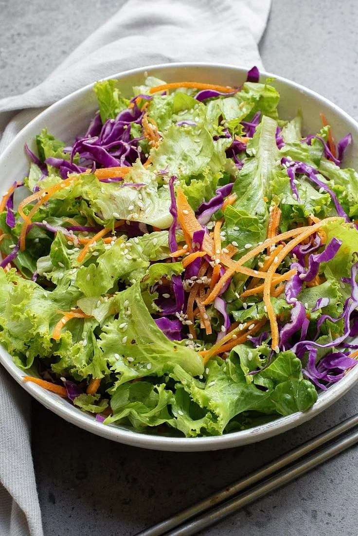 salad with food. 5