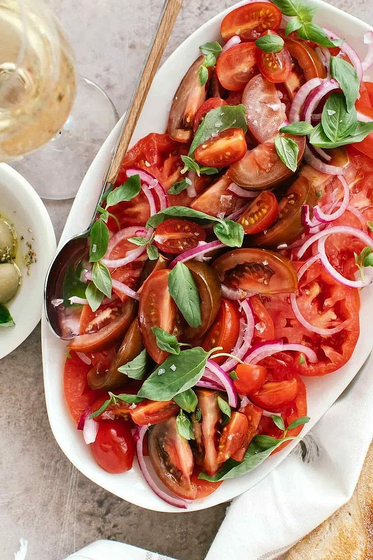 salad with food. 2