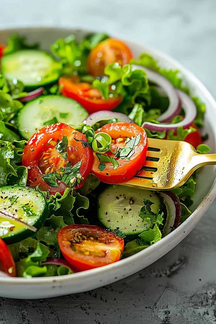 salad with food. 3