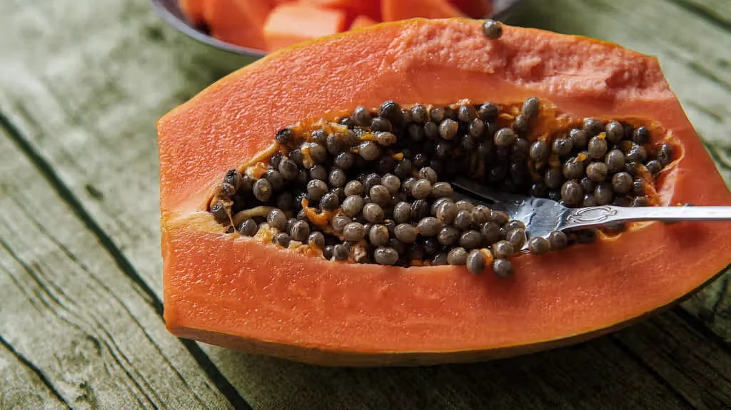 Fresh fruit sweet papaya header