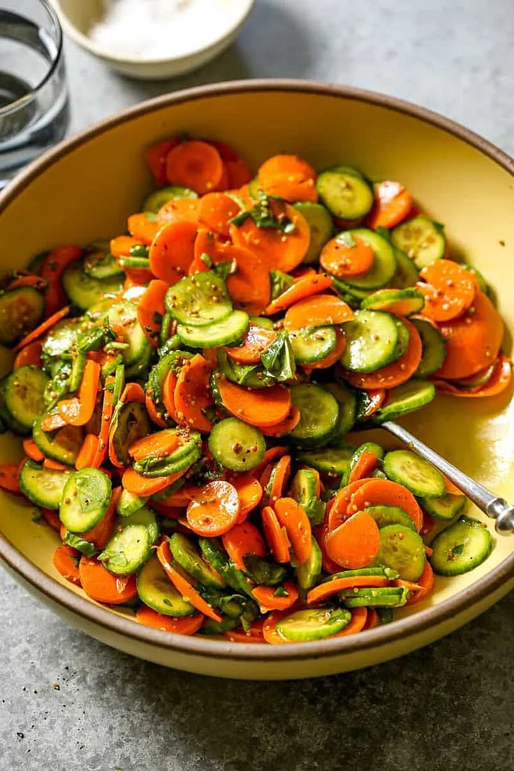 salad with food