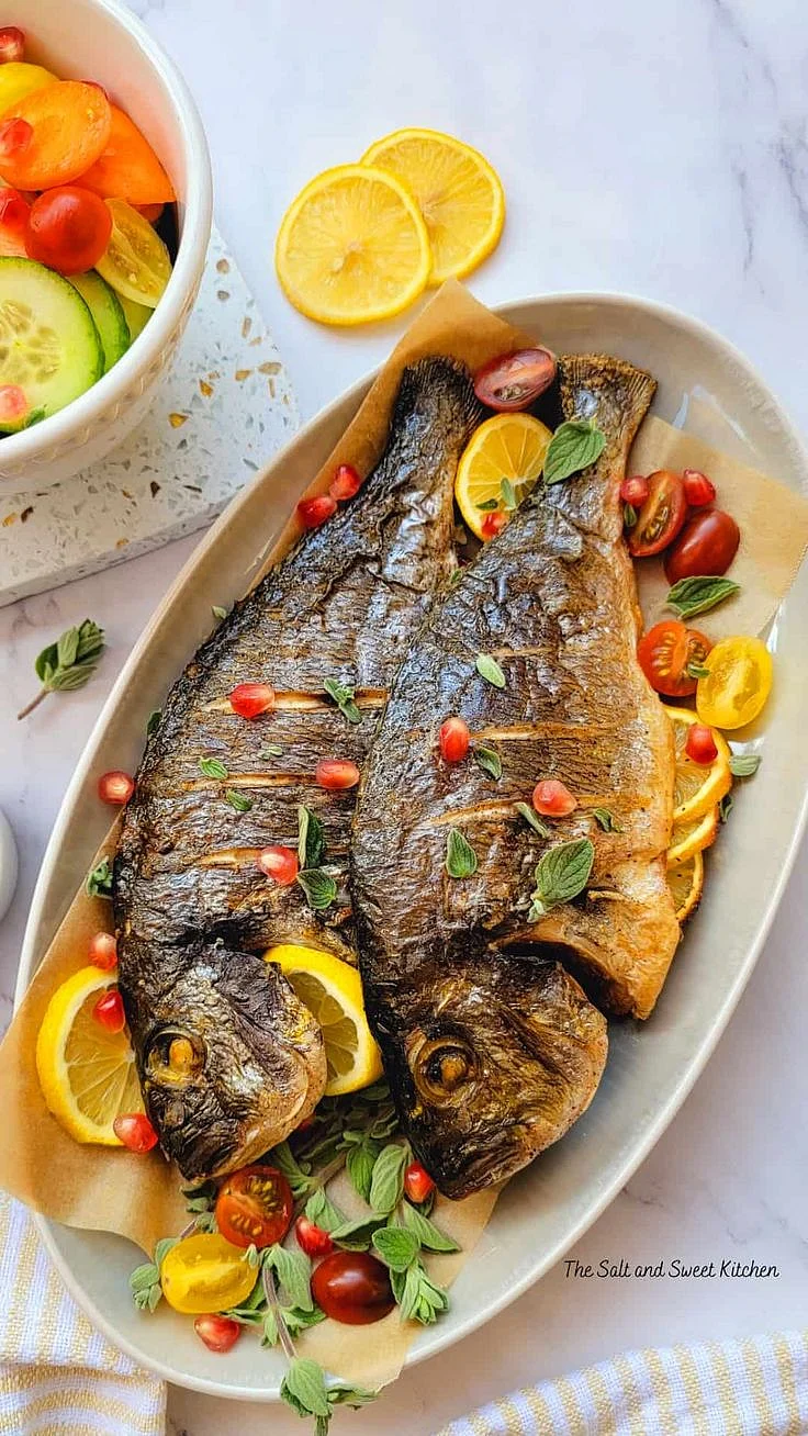 Eating fish. 7