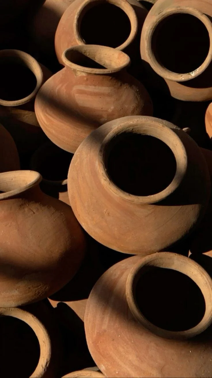 Clay pots