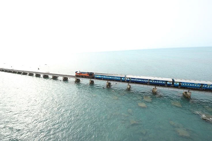 Mandapam Rameswaram Train Route