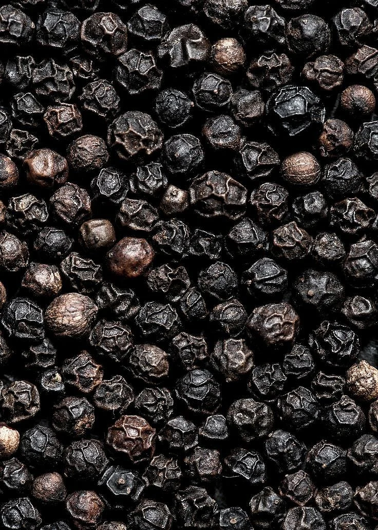 black pepper. 2