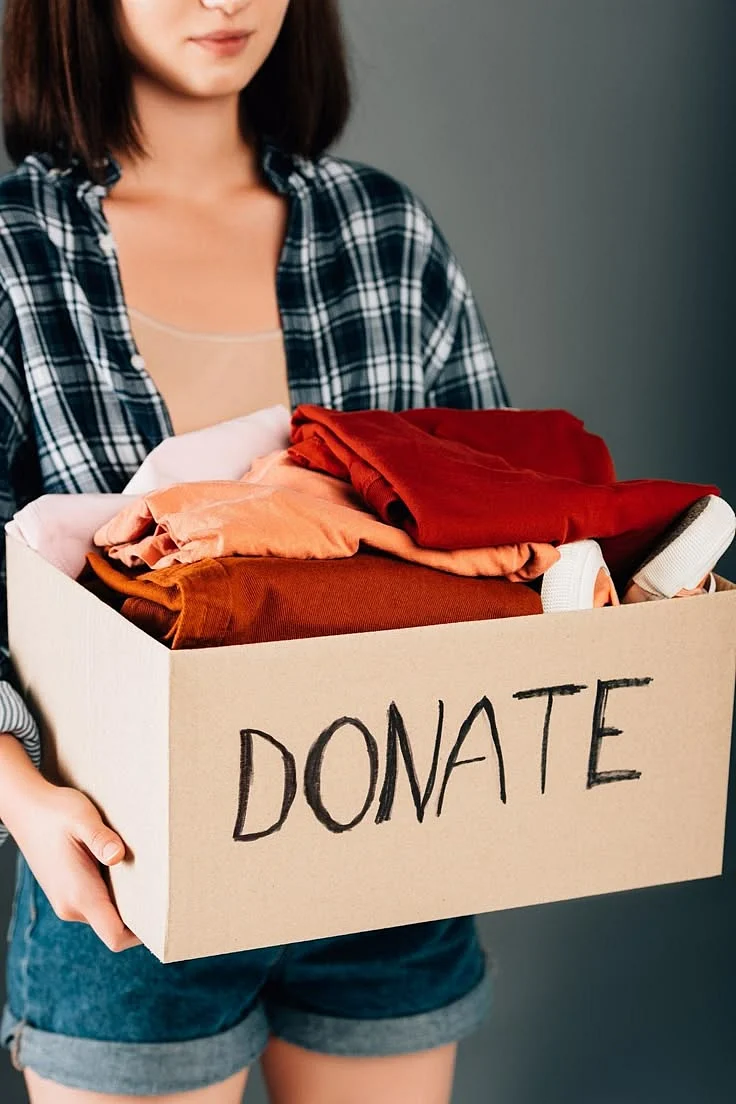 Donating clothes