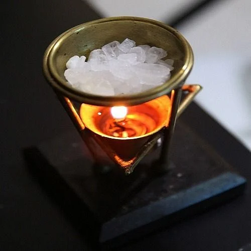 burning camphor