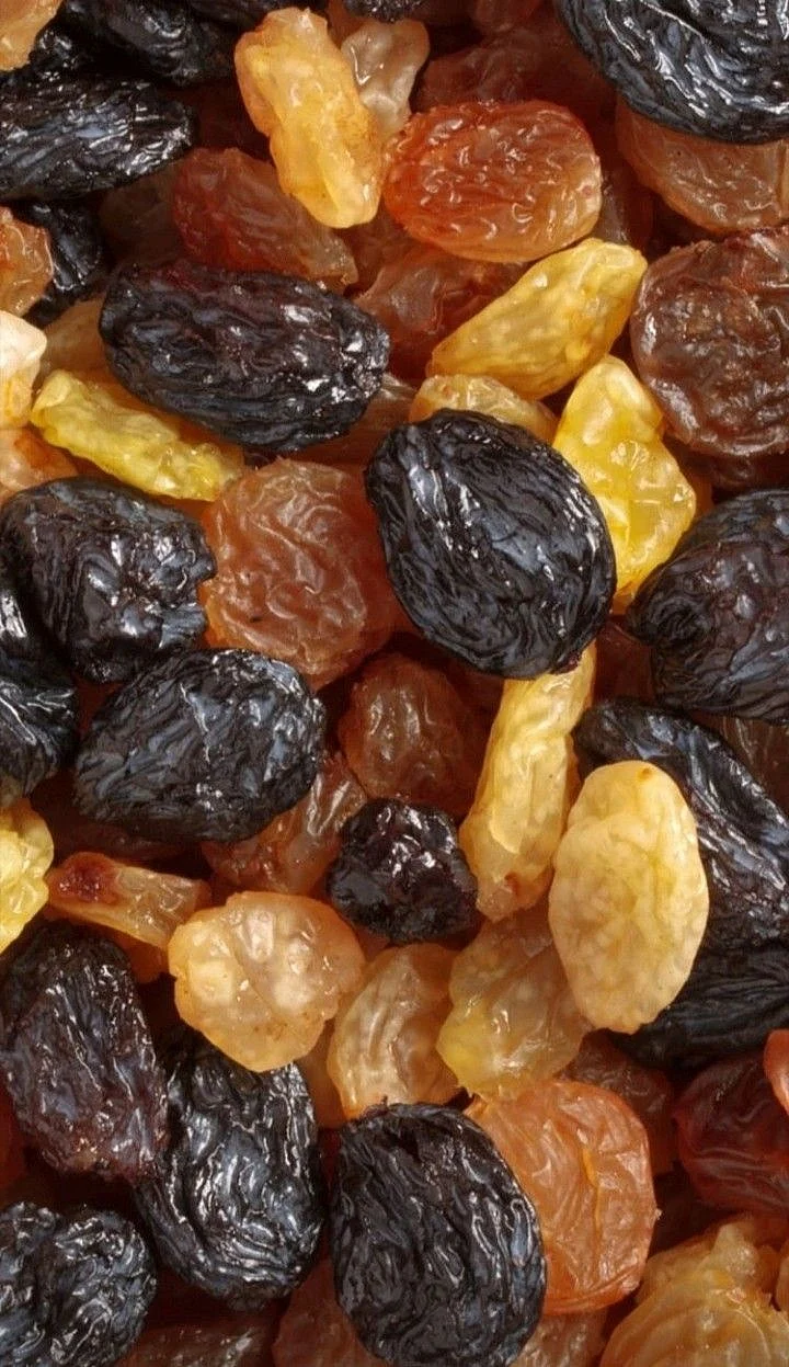 Soaked Raisins. 6