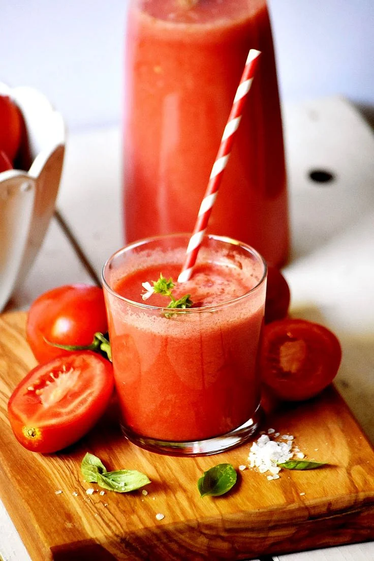 Tomato juice. 6