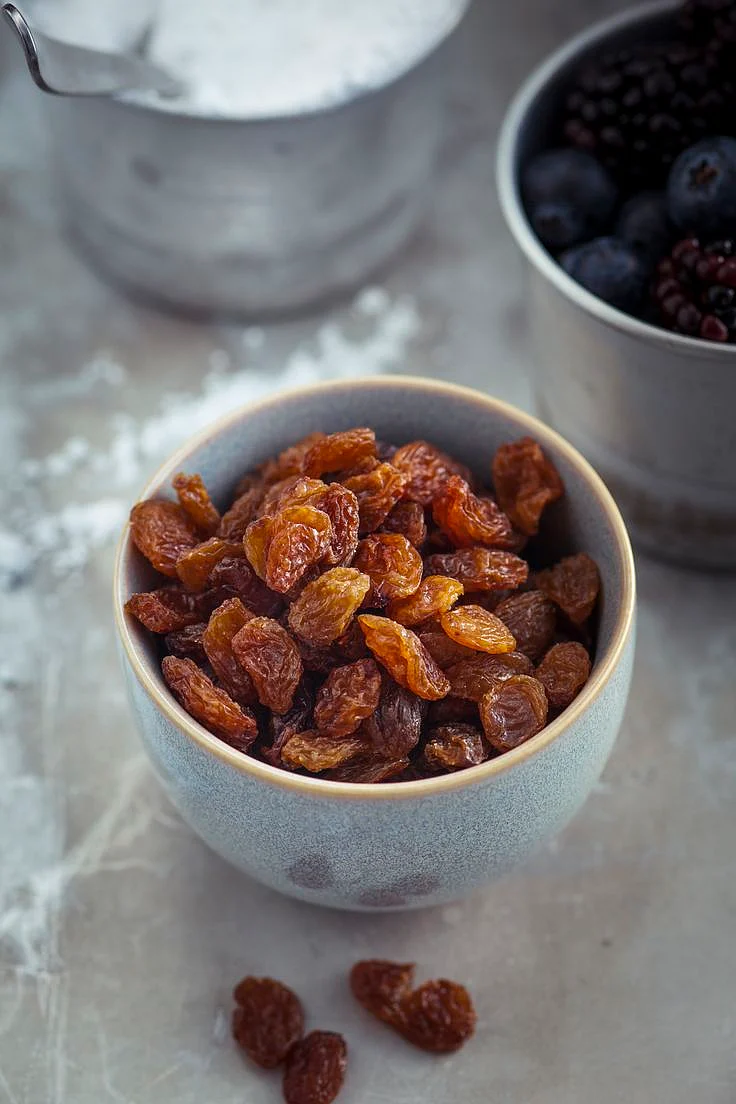 Soaked Raisins. 5