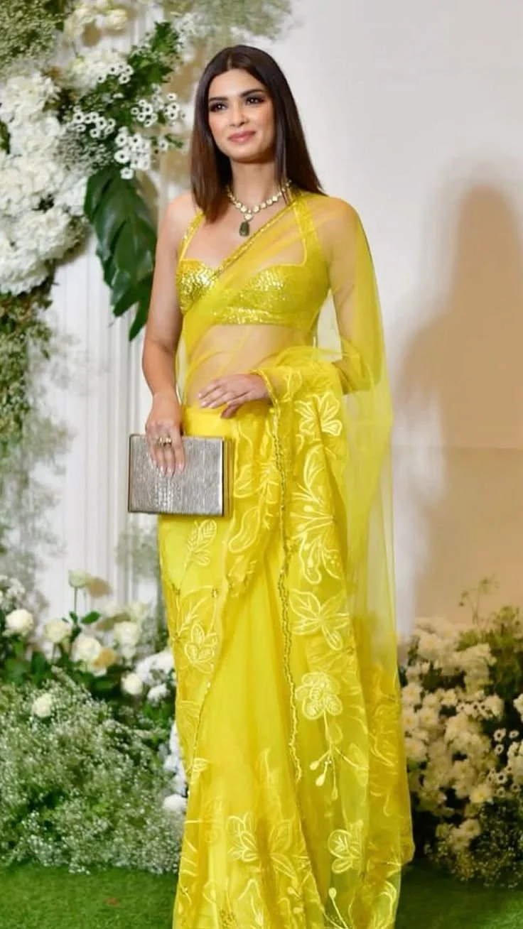 Yellow Saree