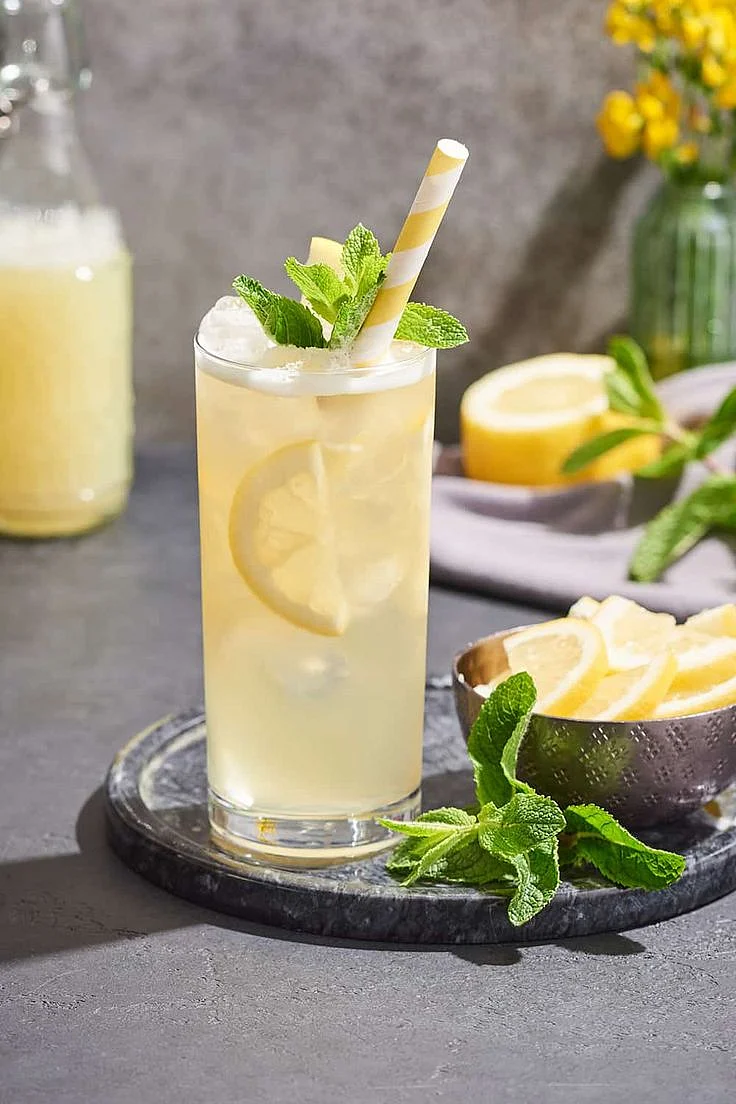 Lemon water. 6