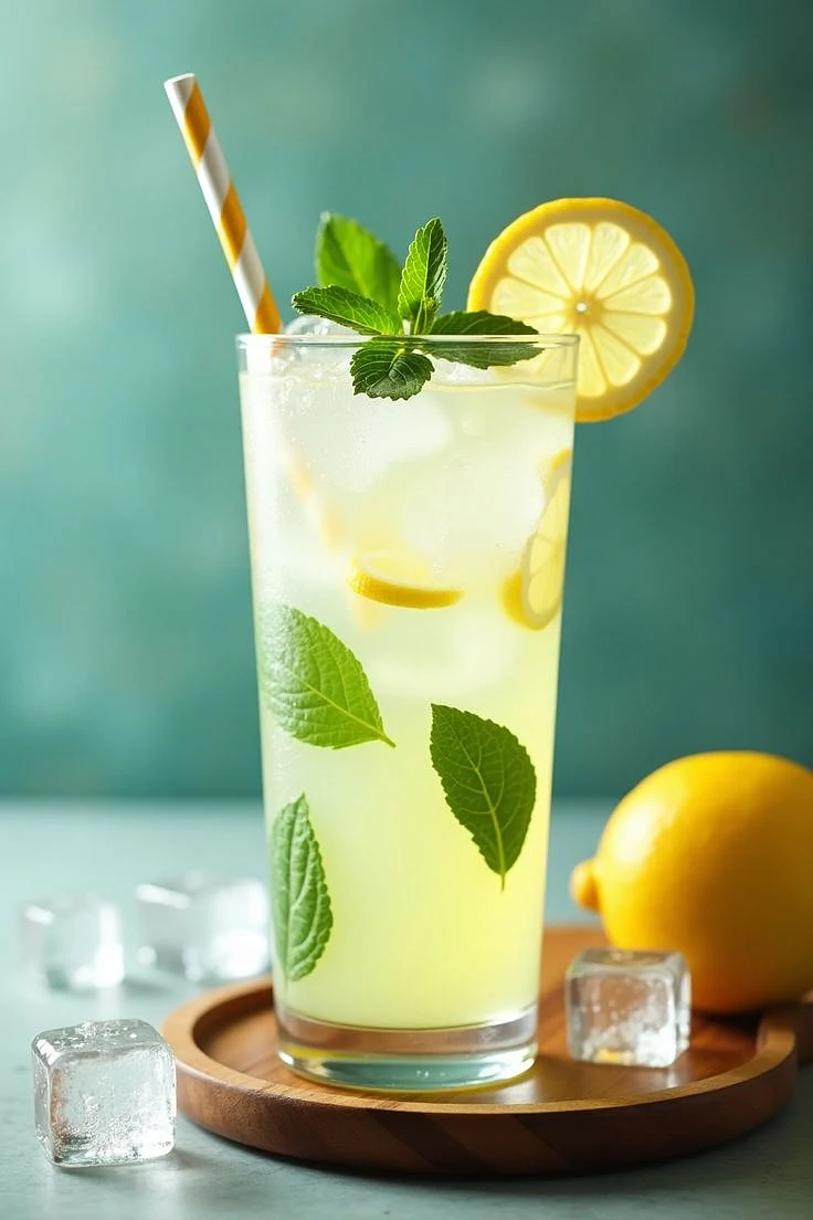 Lemon water. 1
