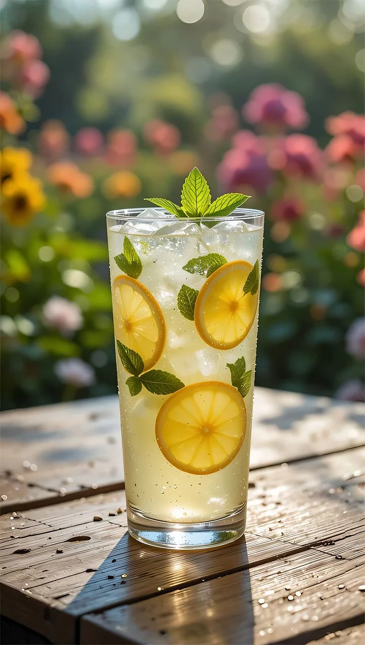 Lemon water. 2