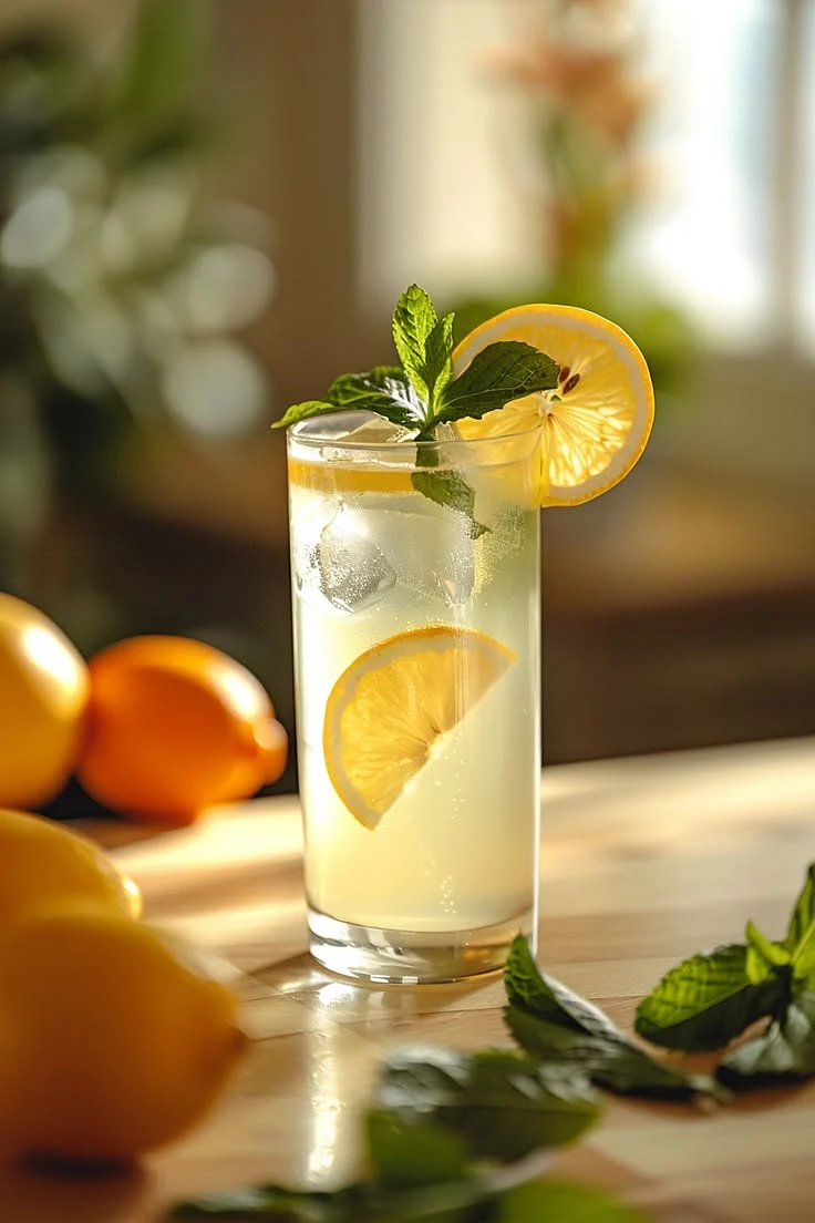 Lemon water. 7