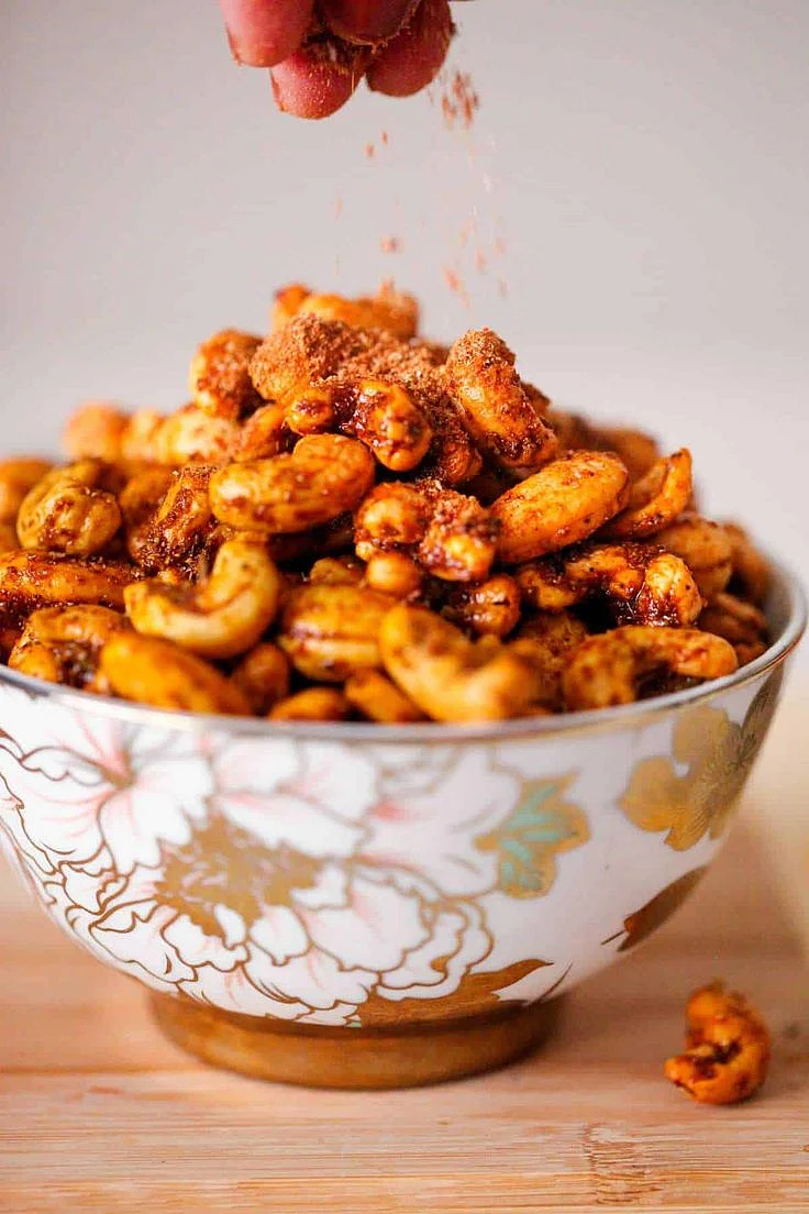 Roasted cashews. 7