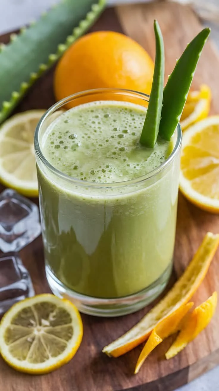 Aloe vera juice. 2