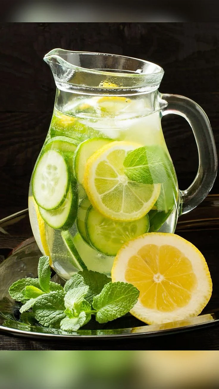 Cucumber mint water