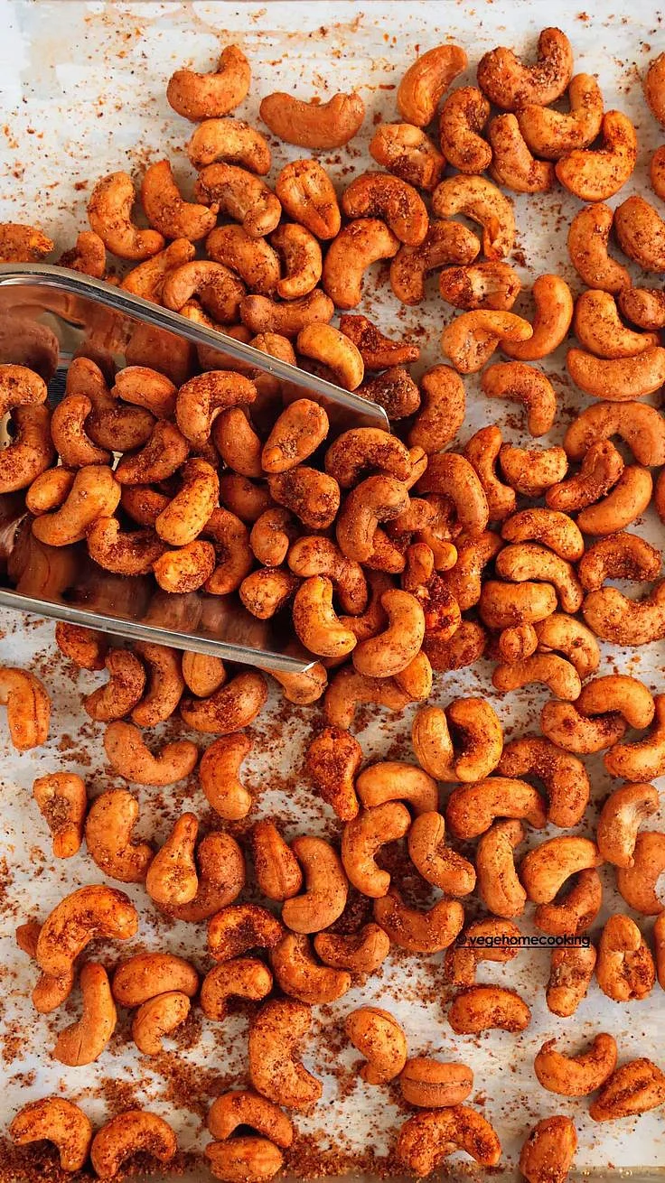 Roasted cashews. 8