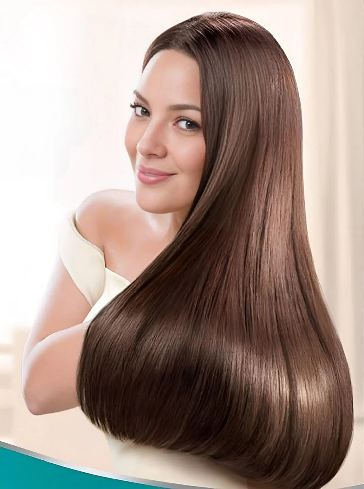 healthy hair. 1