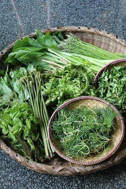 Leafy vegetables. 1