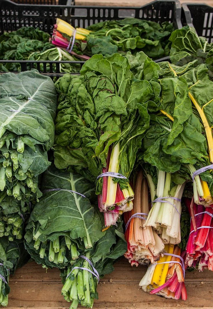 Leafy vegetables. 8