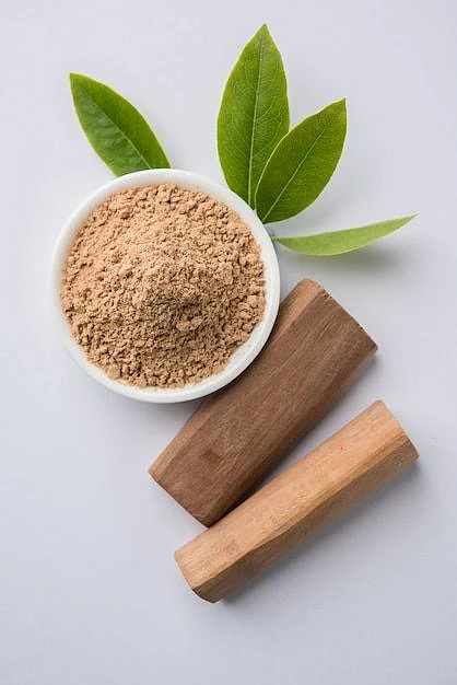 sandalwood powder. 1