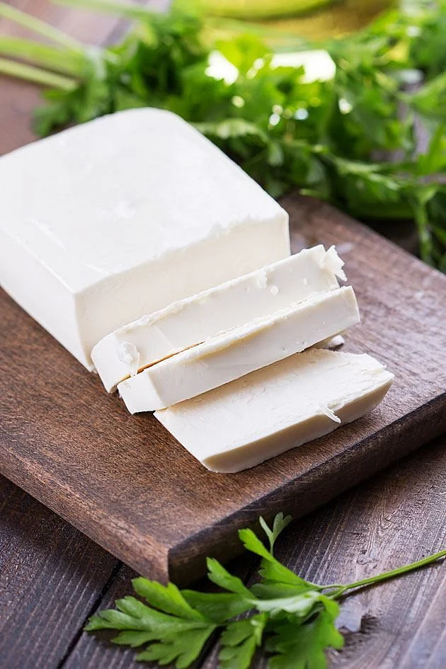 Homemade paneer. 8