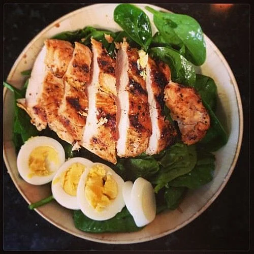 Eggs and chicken