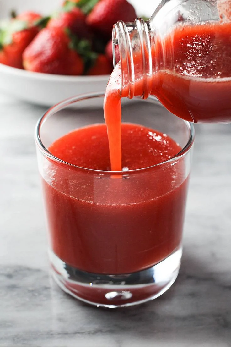 Strawberry Juice. 4