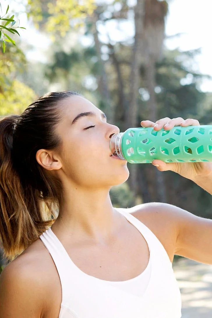 Drinking less water. 7