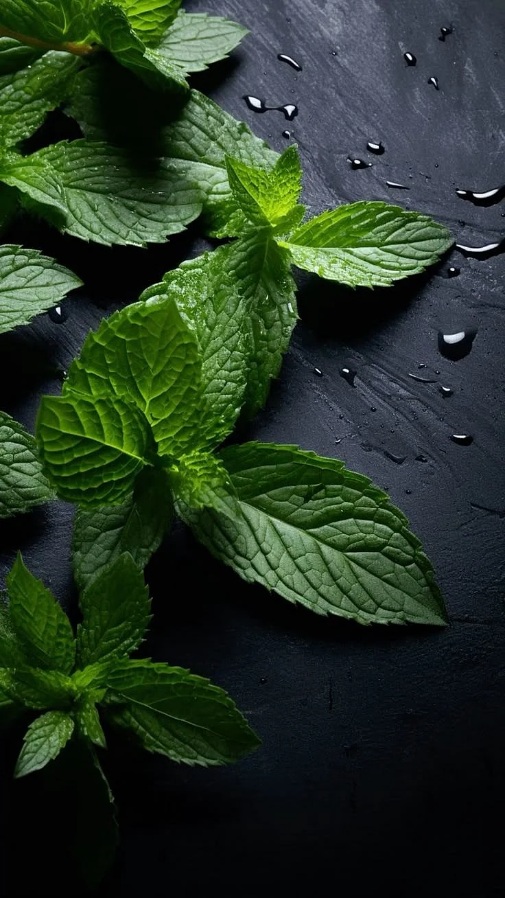 Mint leaves. 5