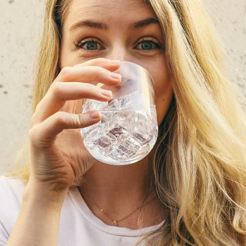Drinking less water. 8