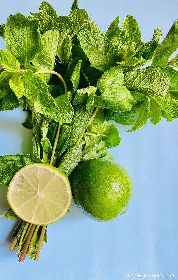 Mint leaves. 6