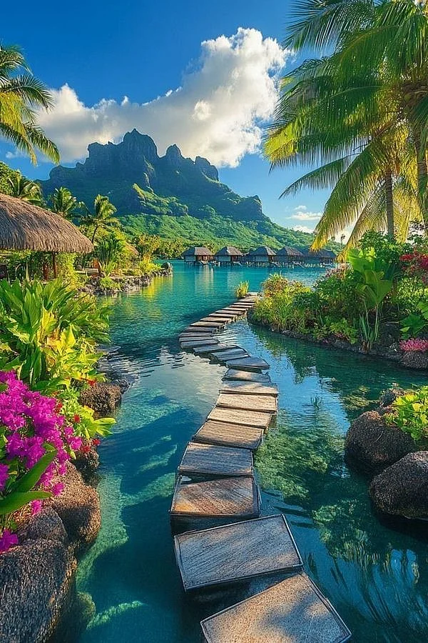 Bora Bora in French Polynesia