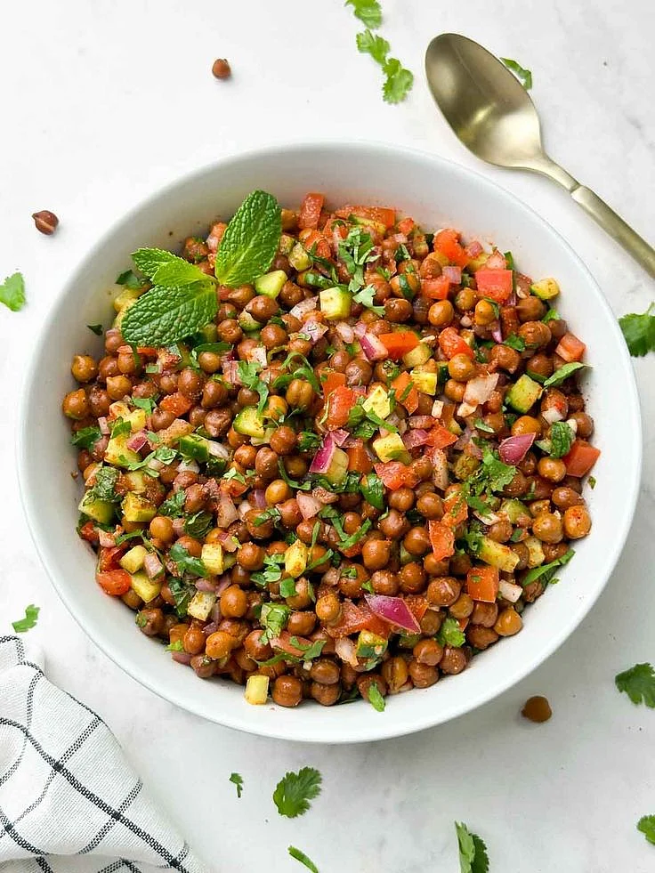 Black Gram Sprouted Chaat
