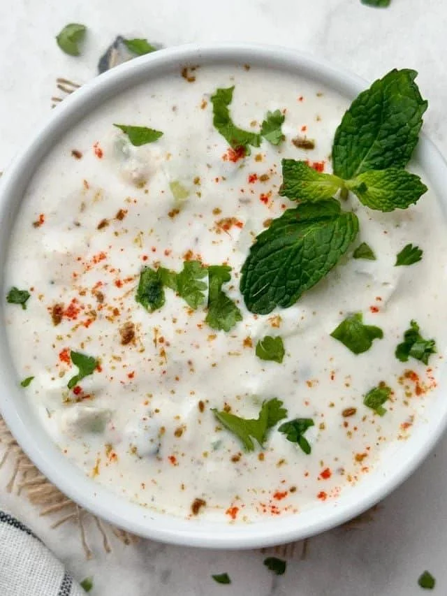 Cucumber Raita. 5