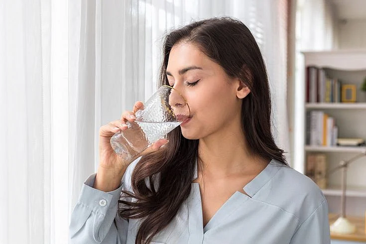 Drinking water. 7