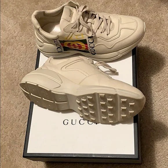 Gucci Rhyton Ivory Leather