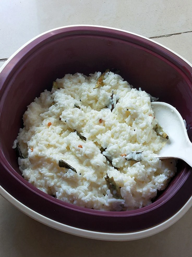 Curd Rice. 8