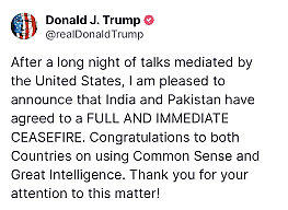 Donald Trump post