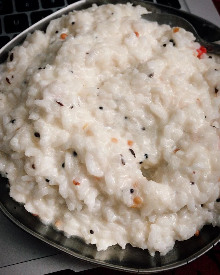 Curd Rice. 6