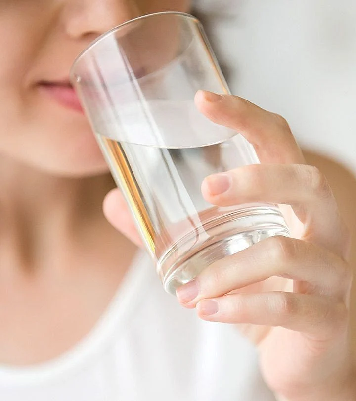 Drinking water. 1