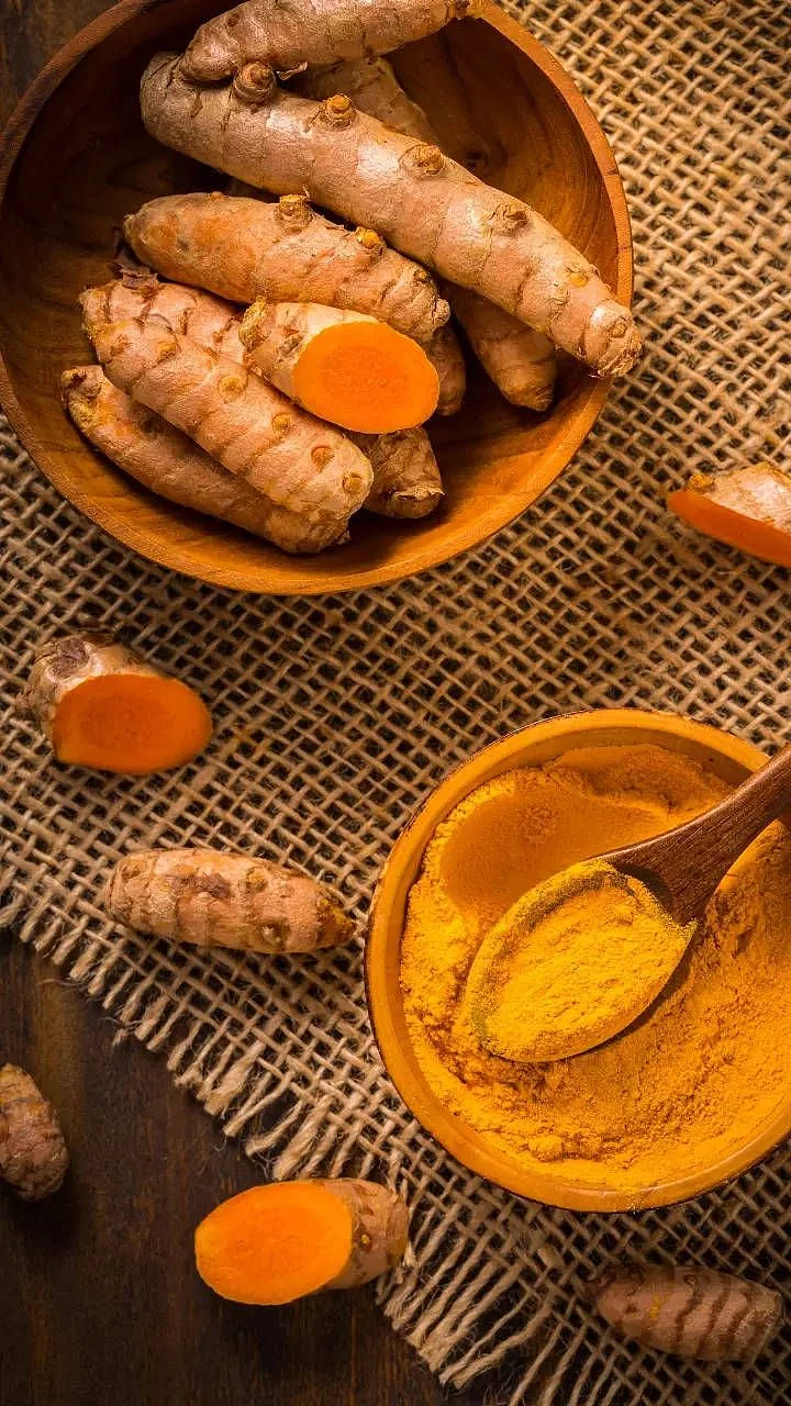 Roasted turmeric. 1