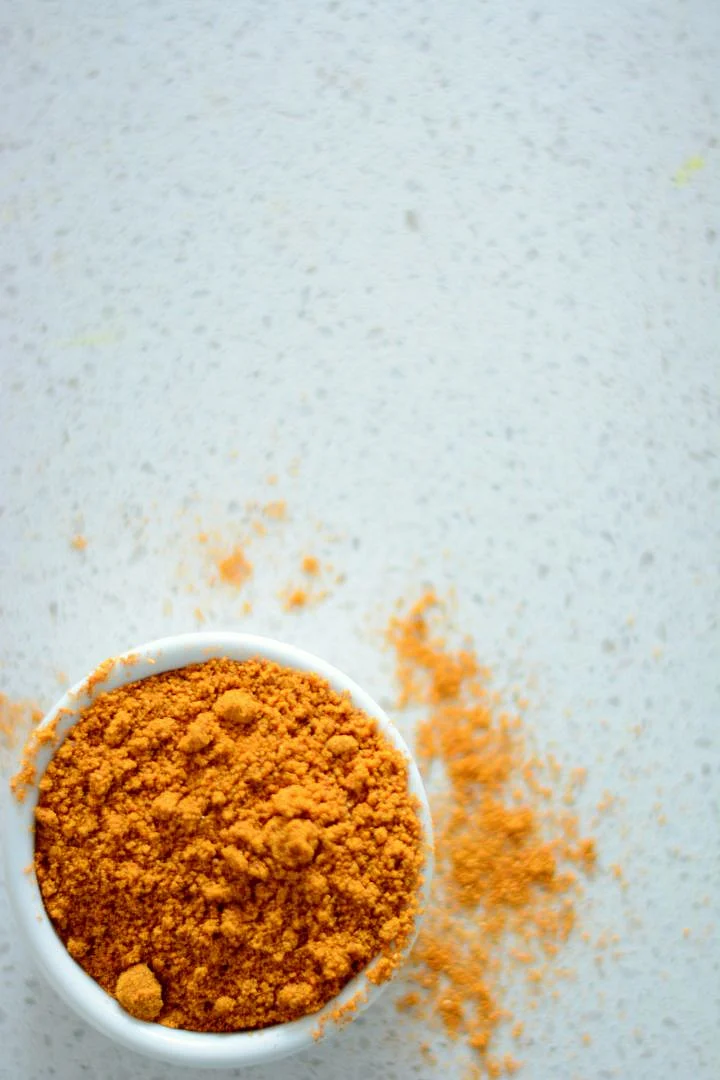 Roasted turmeric. 7