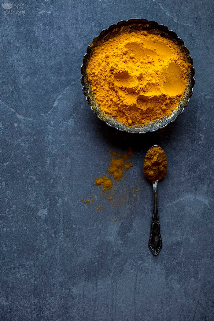 Roasted turmeric. 8